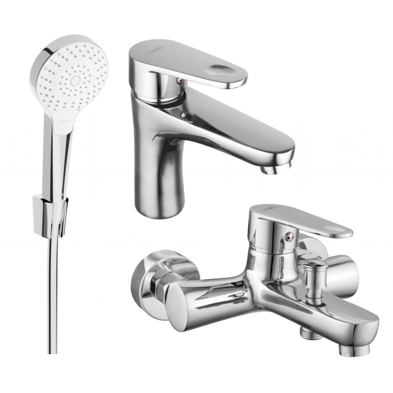 Mexen Kama R05 ensemble de baignoire, chrome - 72503R05-00
