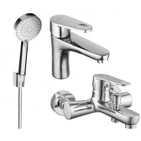 Mexen Kama R75 ensemble de baignoire, chromé - 72503R75-00