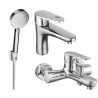 Mexen Kama R75 ensemble de bain, chrome - 72503R75-00