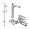 Mexen Kama DF05 ensemble de bain, chrome - 72513DF05-00