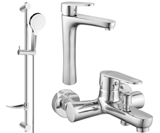 Mexen Kama DF05 ensemble de bain, chrome - 72513DF05-00