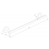 Mexen Loft porte-serviettes, Chrome - 7012624-00