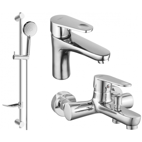 Mexen Kama DF75 ensemble de baignoire, chromé - 72503DF75-00