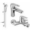 Mexen Kama DF75 ensemble de baignoire, chromé - 72503DF75-00