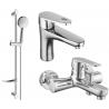 Mexen Kama DF75 ensemble de bain, chrome - 72503DF75-00