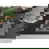 Mexen Enzo évier granit 1 bac avec égouttoir et robinet Aster, gris - 6506-71-73450-07