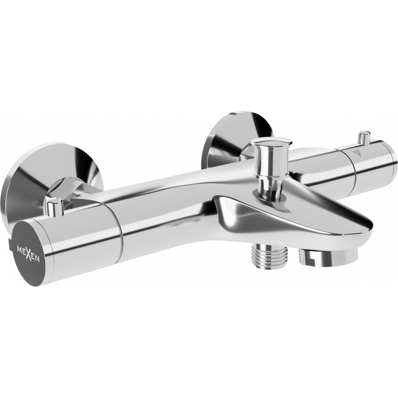 Mexen Nox robinet de baignoire thermostatique, chromé - 77350-00