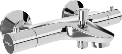 Mexen Nox robinet de baignoire thermostatique, chromé - 77350-00
