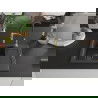 Mexen Enzo évier granit 1 bac avec égouttoir et robinet Aster, noir moucheté - 6506-76-73450-57-B