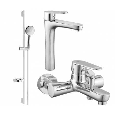 Mexen Kama DS75 ensemble de baignoire, chrome - 72513DS75-00