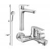 Mexen Kama DS75 ensemble bain, chrome - 72513DS75-00