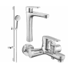 Mexen Kama DS75 ensemble de baignoire, chrome - 72513DS75-00