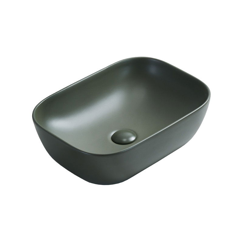 Mexen Rita lavabo de comptoir 45 x 32 cm, khaki mat - 21084543