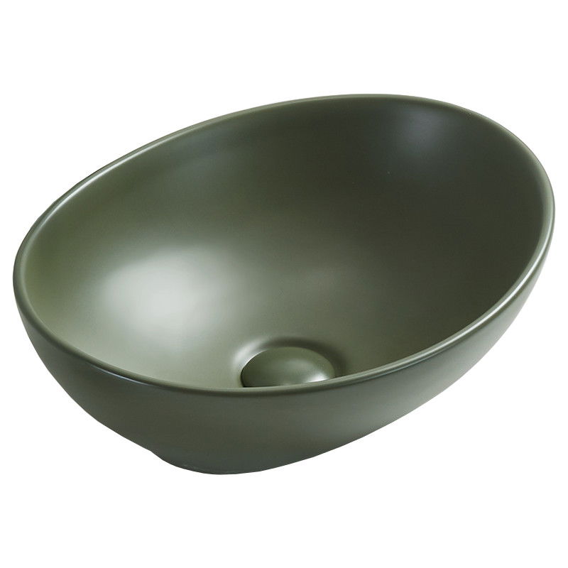Mexen Elza lavabo de comptoir 40 x 33 cm, khaki mat - 21014043