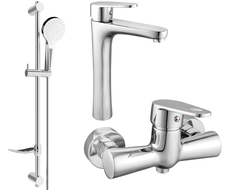 Mexen Kama DF05 ensemble de douche, chrome - 72514DF05-00