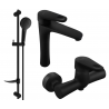Mexen Kama DF05 ensemble de douche, noir - 72514DF05-70