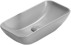 Mexen Klara vasque à poser 46 x 23 cm, gris clair mat - 21564661