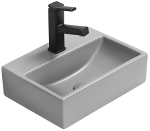 Mexen Mini lavabo posé sur plan 40 x 30 cm, gris clair mat - 21094061