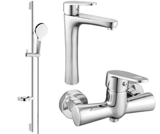 Mexen Kama DS05 ensemble de douche, chrome - 72514DS05-00