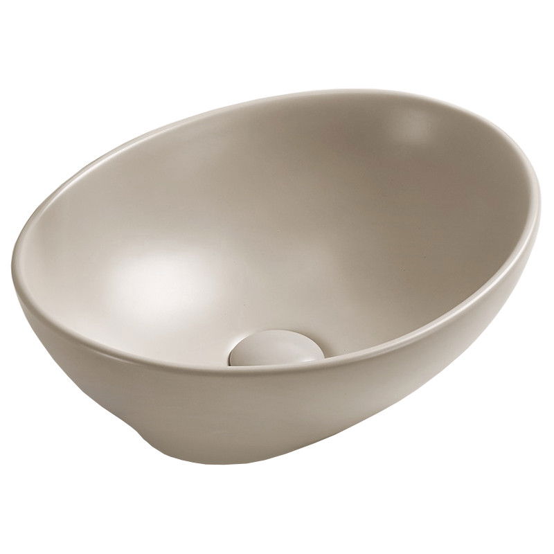 Mexen Elza lavabo de comptoir 40 x 33 cm, Beige mat - 21014066