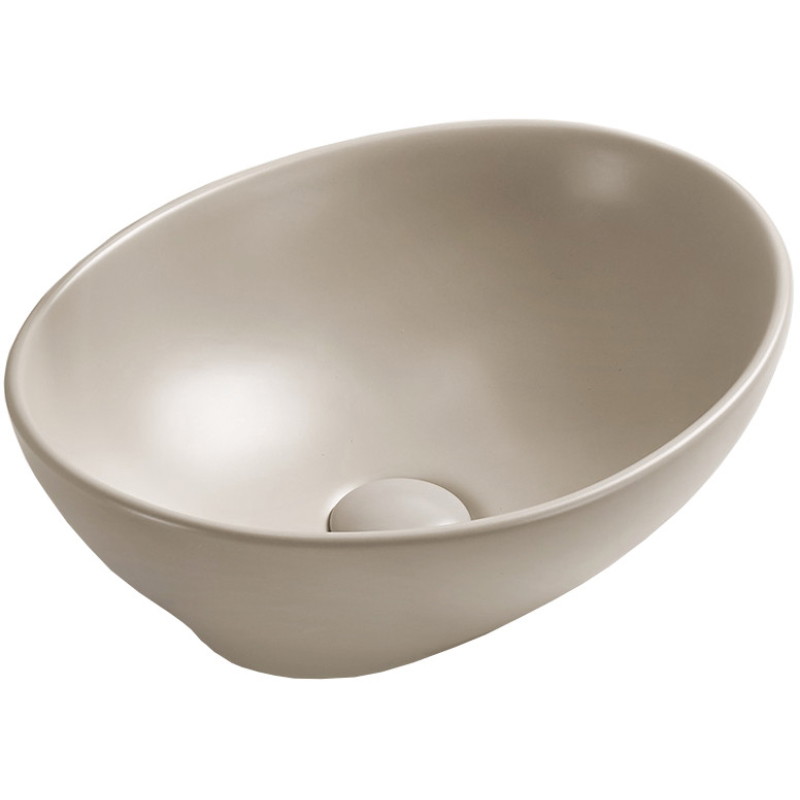 Mexen Elza lavabo sur plan 40 x 33 cm, beige mat - 21014066