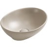 Mexen Elza lavabo à poser 40 x 33 cm, beige mat - 21014066