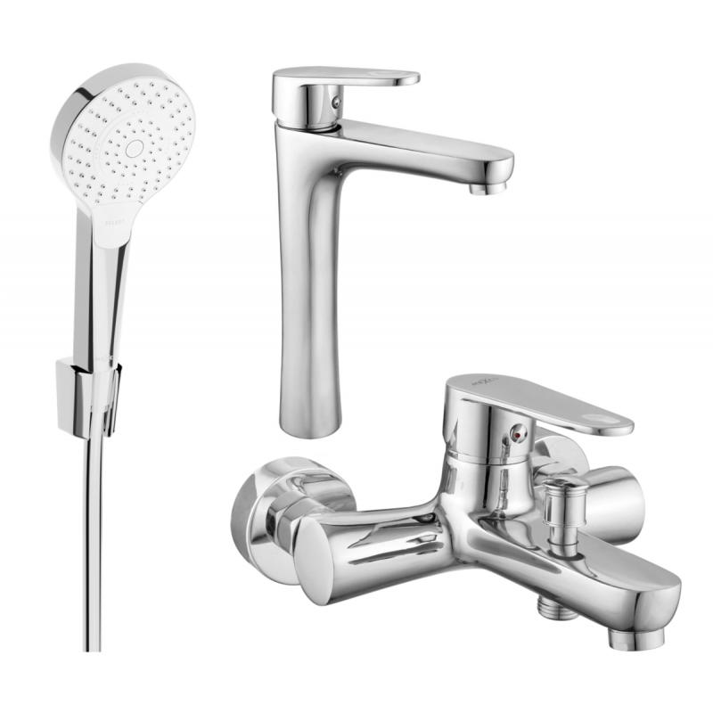 Mexen Kama R05 ensemble baignoire, chrome - 72513R05-00
