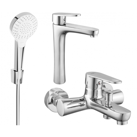 Mexen Kama R05 ensemble baignoire, chrome - 72513R05-00