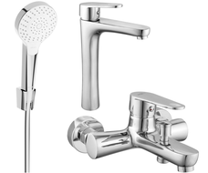 Mexen Kama R05 ensemble de bain, chrome - 72513R05-00