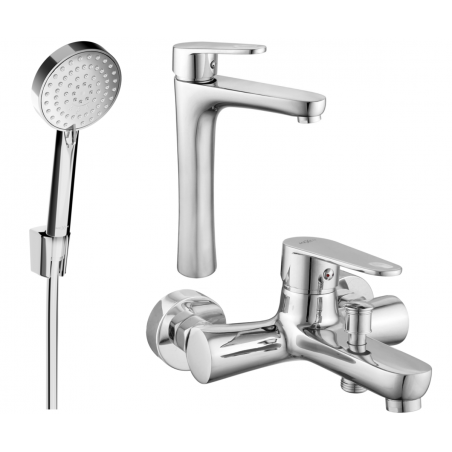 Mexen Kama R75 ensemble baignoire, chromé - 72513R75-00
