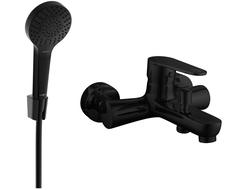 Mexen Kama R05 mitigeur bain avec ensemble de douche, noir - 7253R05-70