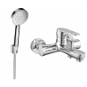 Mexen Kama R75 batterie baignoire avec ensemble de douche, chrome - 7253R75-00