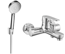 Mexen Kama R75 robinet de baignoire avec ensemble de douche, chromé - 7253R75-00