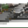 Mexen Bruno évier 1 bac granit avec égouttoir et robinet Aster, gris - 6513-71-73450-57-G
