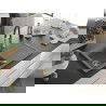 Mexen Bruno évier 1 bac granit avec égouttoir et robinet Aster, gris - 6513-71-73450-57-G