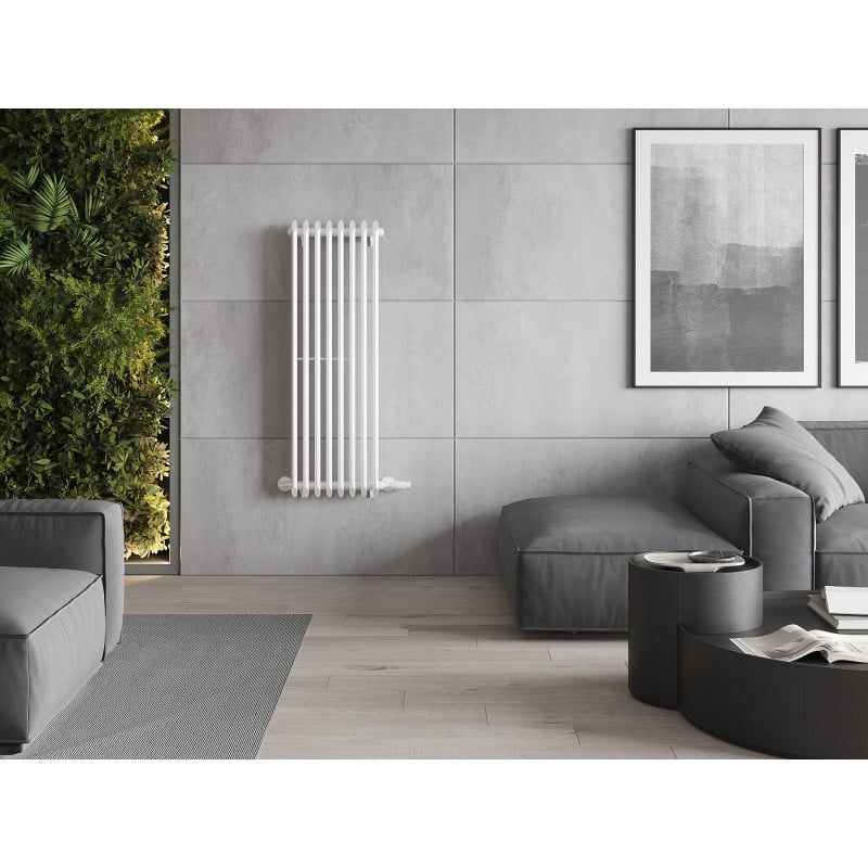 Mexen Atlanta radiateur décoratif 1200 x 405 mm, 646 W, blanc - W211-1200-405-00-20