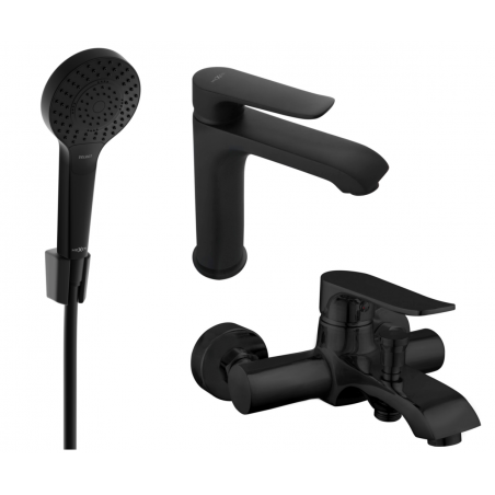 Mexen Pecos R05 ensemble pour baignoire, noir - 72703R05-70