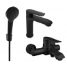 Mexen Pecos R05 ensemble pour baignoire, noir - 72703R05-70