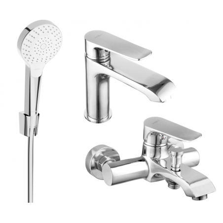Mexen Pecos R05 ensemble pour baignoire, chrome - 72703R05-00