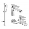 Mexen Pecos DF05 ensemble de bain, chrome - 72703DF05-00