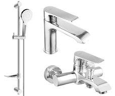 Mexen Pecos DF05 ensemble de bain, chrome - 72703DF05-00