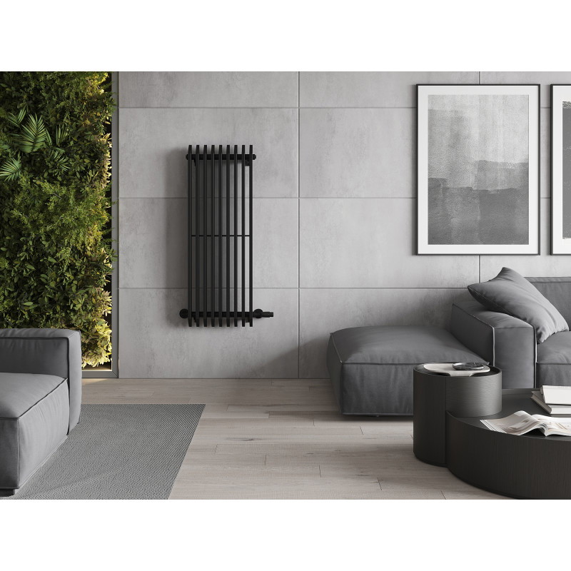 Mexen Aurora radiateur décoratif 1200 x 450 mm, 917 W, noir - W212-1200-450-00-70