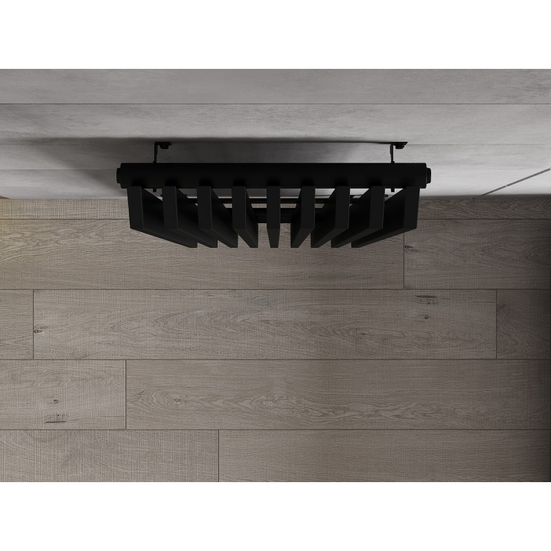 Mexen Aurora radiateur décoratif 1800 x 450 mm, 1347 W, noir - W212-1800-450-00-70