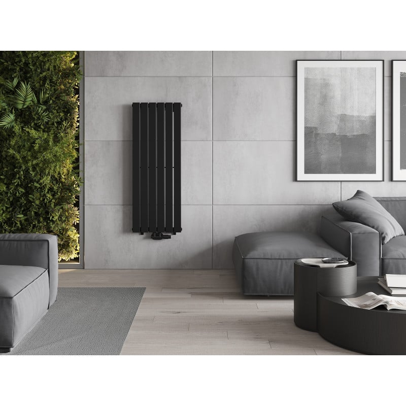 Mexen Boston radiateur décoratif 1200 x 452 mm, 611 W, noir - W213-1200-452-00-70