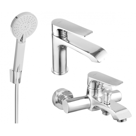 Mexen Pecos R40 ensemble de baignoire, chrome - 72703R40-00