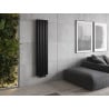 Mexen Dallas radiateur décoratif 1600 x 360 mm, 1039 W, noir - W214-1600-360-00-70