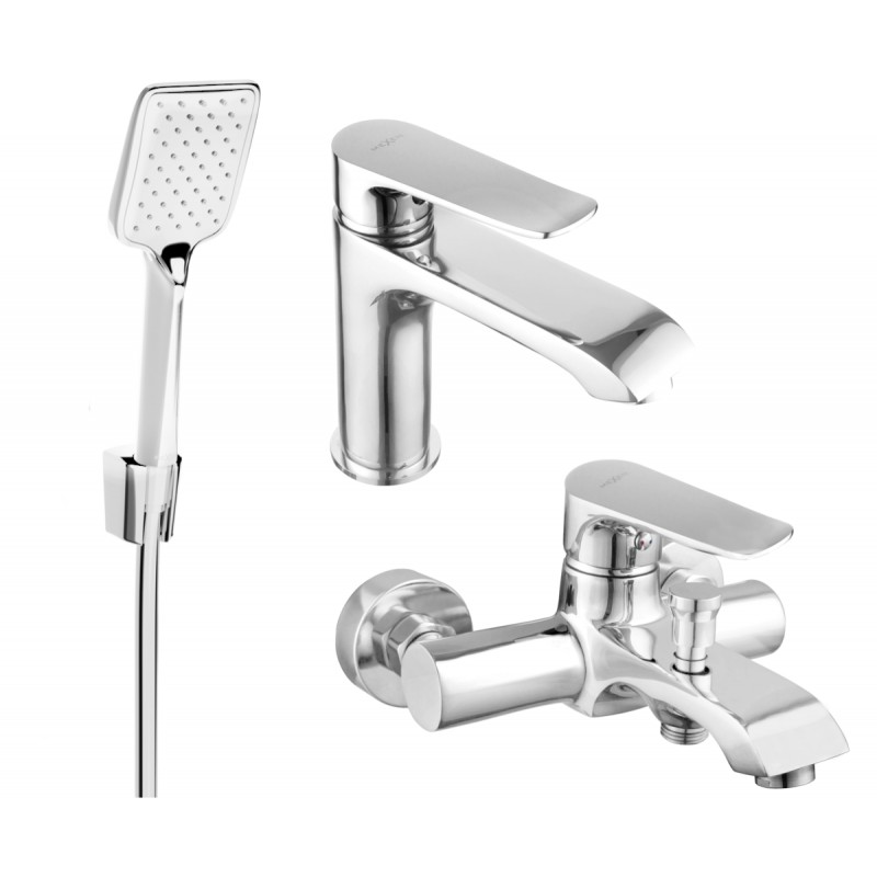 Mexen Pecos R62 ensemble de baignoire, chrome - 72703R62-00