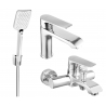 Mexen Pecos R62 ensemble de bain, chrome - 72703R62-00