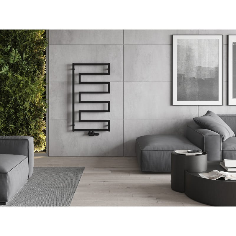 Mexen Floryda radiateur décoratif 1080 x 600 mm, 358 W, noir - W206-1080-600-00-70