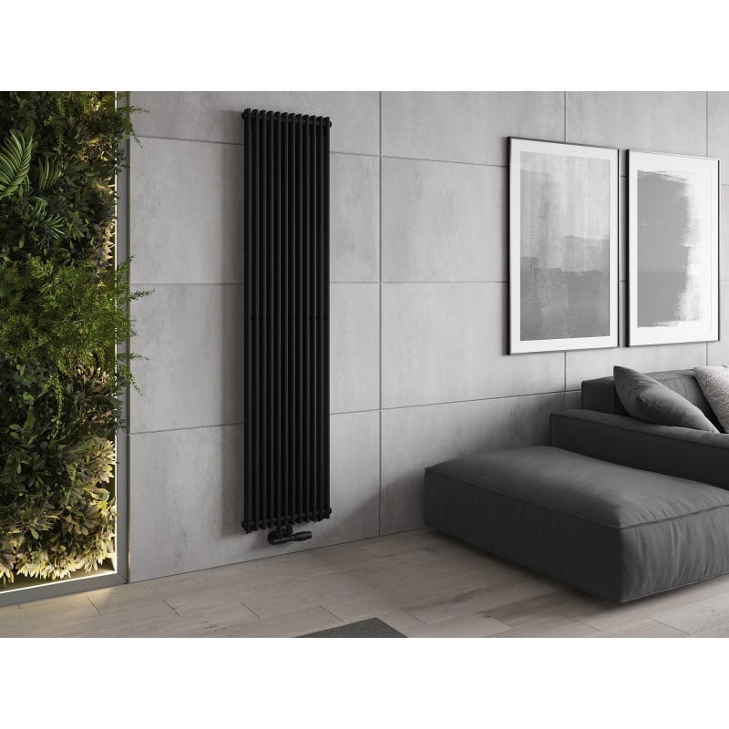 Mexen Kansas radiateur décoratif 1800 x 420 mm, 1242 W, noir - W204-1800-420-00-70
